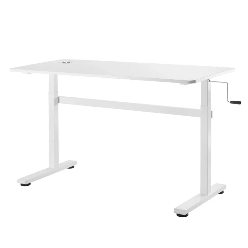Rankinio aukščio reguliavimo stalas Ergo Office, maks. 40 kg, maks. aukštis 117 cm, su stalviršiu darbui stovint ir sėdint, ER-401 W