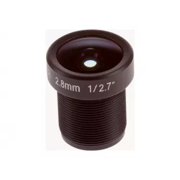 Axis M12 objektyvas 2,8 mm F1,2, skirtas patalpoms, juodas, 170° matymo kampas