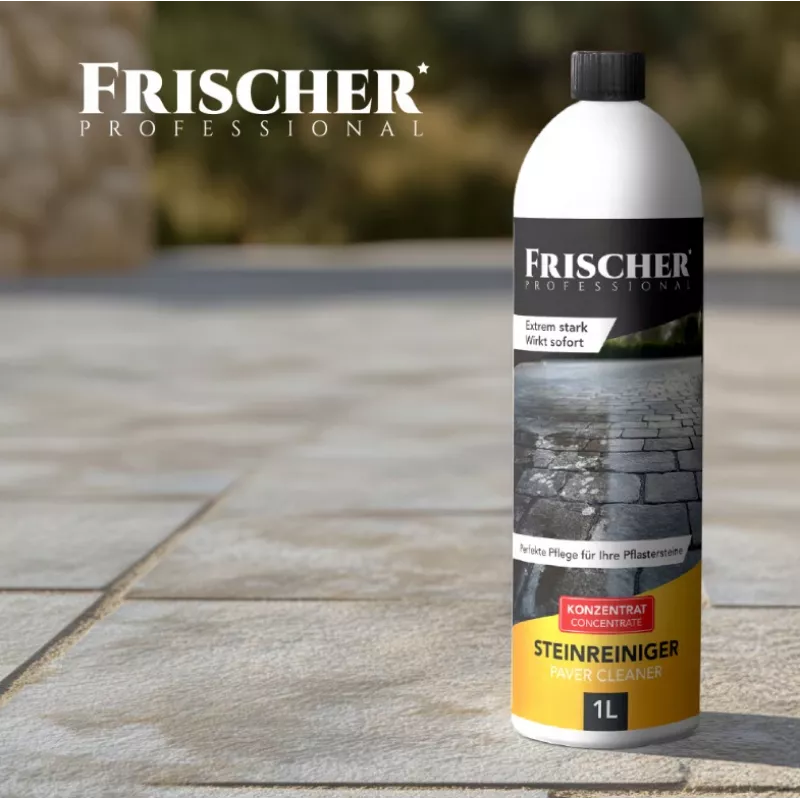 Valiklis grindinio akmenims ir natūraliam akmeniui FRISCHER 1000 ml koncentruota formulė