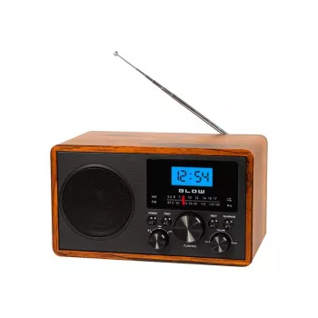 Nešiojamas analoginis AM/FM radijas BLOW RA9 V.2 — AM ir FM priėmimas, maitinamas baterijomis, analoginis derinimas
