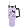 Paladone Hello Kitty Kuromi 900ml izoliuotas puodelis ir šiaudelis