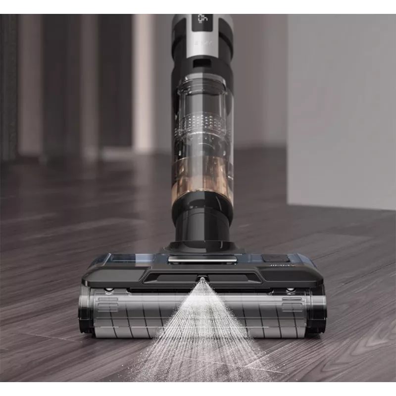 2-in-1 stick vacuum Jimmy HW9 — drėgnas valymas, baterija 25.2V, 300W, be maišelio, LED ekranas, juodas