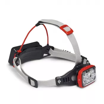 Juoda Diamond Distance 1500 raudona, balta rankinė lempa LED