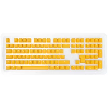 Klaviatūros klavišų rinkinys Ducky DKSA109-DEPDYDYYWO1 geltonas PBT dvigubo liejimo DE išdėstymas 109 klavišai