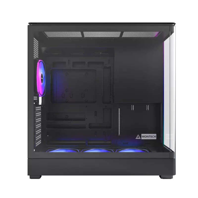 PC korpusas Montech KING 45 PRO Juoda — micro ATX / Mini-ITX, Midi Tower