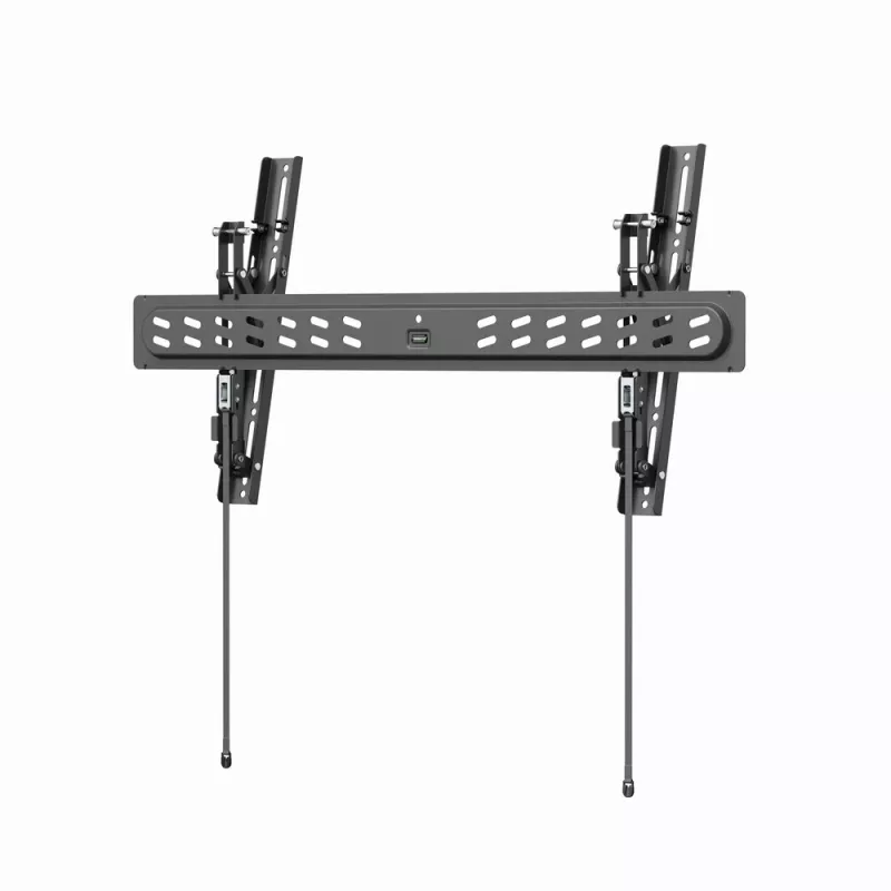 TV stovo tvirtinimo laikiklis Gembird PRO serijos, skirtas 95 colių (2,41 m) ekranams, pakreipimas 0–12°, maks. apkrova 60 kg, VESA 200x200–800x400, juodas