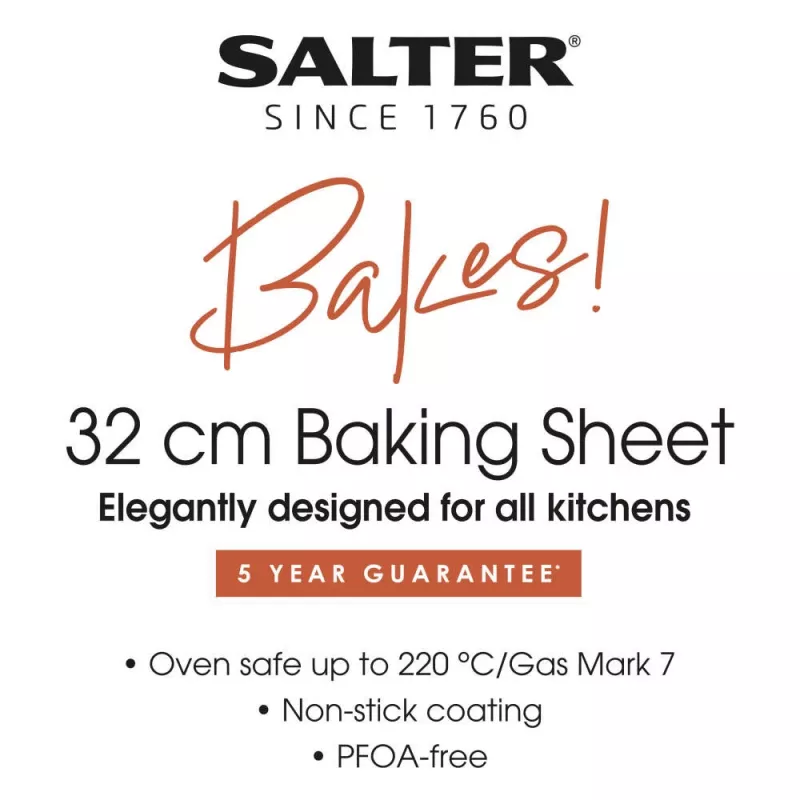 Kepimo skarda Salter BW12560EU7 32 cm neprideganti anglinio plieno