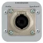 Montavimo rinkinys Kindermann 7441000413 aliuminis sidabrinis 54 mm komponentams