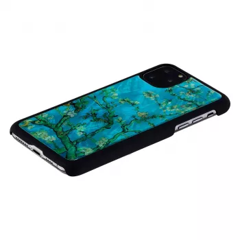 Apsauginis išmaniojo telefono dėklas iKins, skirtas „iPhone 11 Pro Max“ – juodos migdolų žiedų spalvos