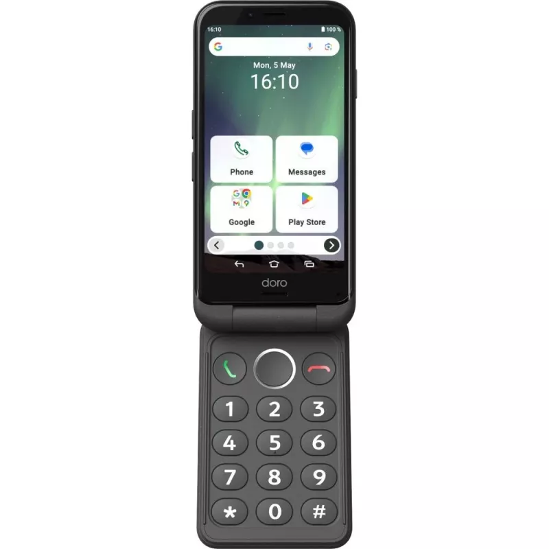 Išmanusis telefonas Doro Aurora A10 4,5 colio 4GB 64GB juodas