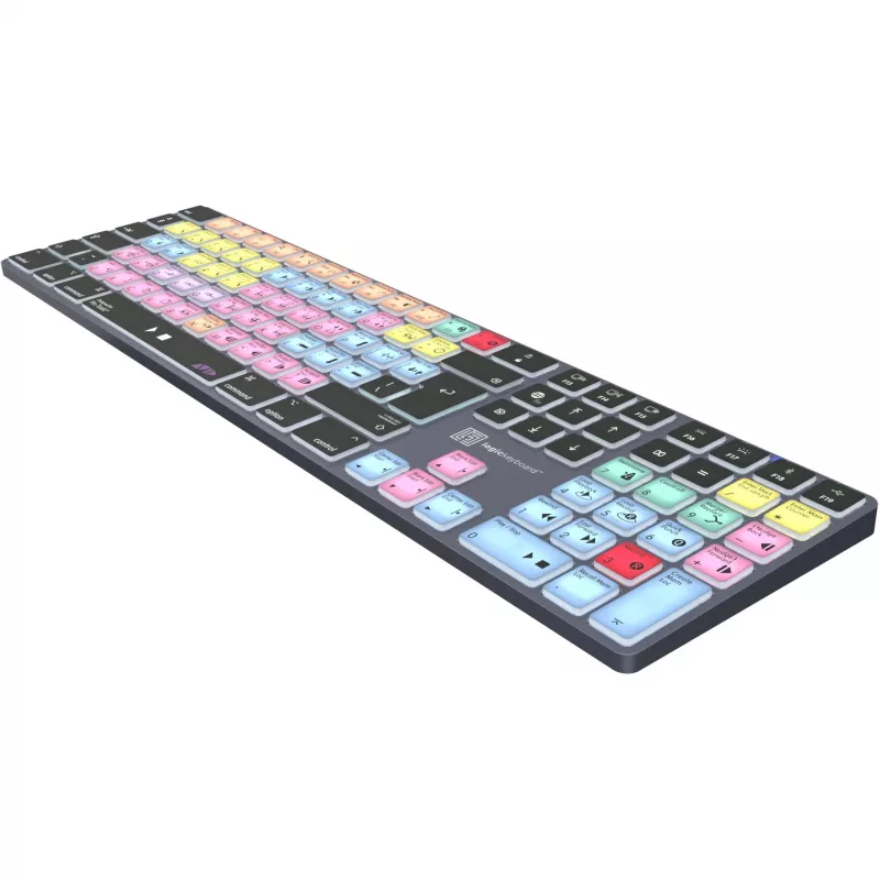Klaviatūra LogicKeyboard LKB-PT-TM — Full-size (100%) Bluetooth QWERTZ Vokiečių, Titano Pilka