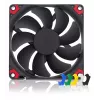Noctua NF-A9x14 HS-PWM CH.BK.S 92 mm plonas PWM kompiuterio korpuso ventiliatorius, 12 V, 600–2500 RPM, 57,5 m³/h, 14 mm storis