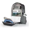 Kuprinė XDDESIGN Bizz pilka P705.932 — atspari vandeniui, lengva miesto kuprinė