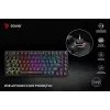Savio Phenix SAVGK-RED klaviatūra, skirta žaidimams, USB, RF belaidė, Bluetooth, QWERTY