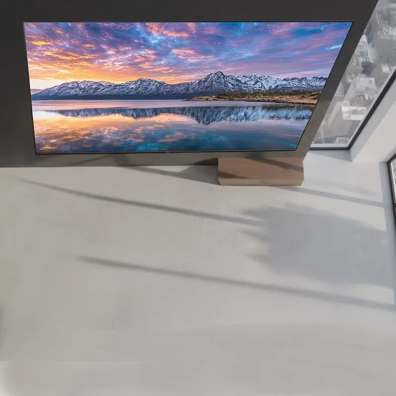 TV laikiklis prie sienos Maclean MC-759 13–55 colių ekranams, 30 kg talpa, VESA 75x75–400x400, pakreipiamas ir reguliuojamo gylio