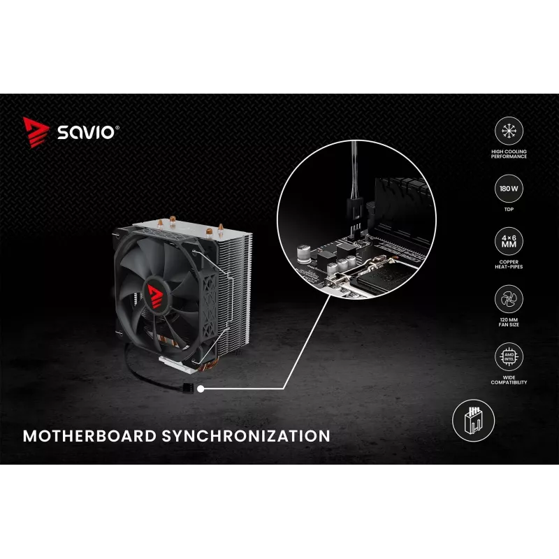 SAVIO VORTEX X2 CPU aušintuvas