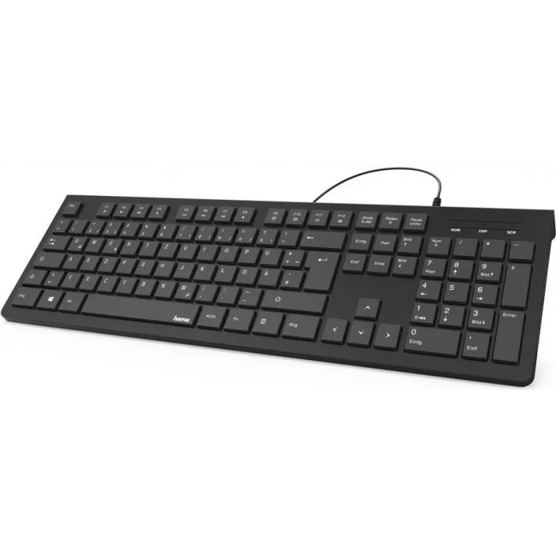 Hama KC-200 klaviatūra Namai/Biuras USB QWERTY ukrainietiška juoda