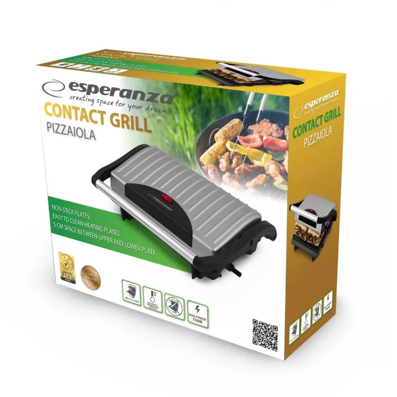 Esperanza Ekg005 elektrinė kepsninė Pizzaiola Ekg005 - 5901299914625