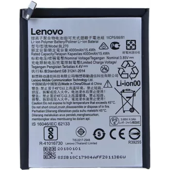 Lenovo - Li-Ion-Poly Battery - BL-270 - K6 Plus - 4000mAh (BL-270)