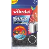 Šveitimo pagalvėlė VILEDA 141656, audinys su nerūdijančiu plienu, pilka, pakuotėje 2 vnt., 115×245×20 mm, 35 g