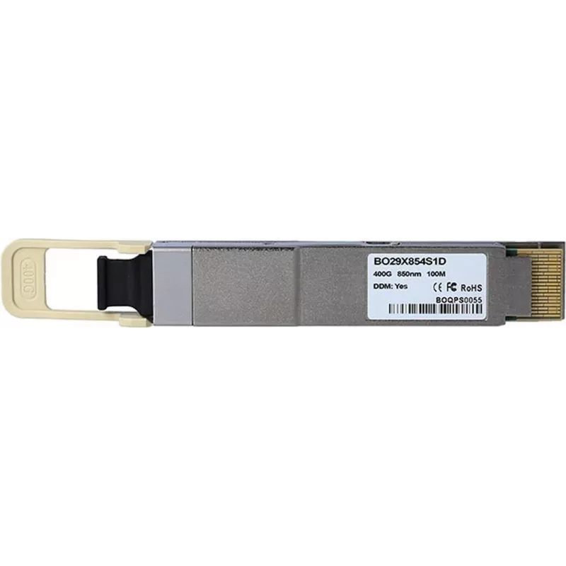 BlueOptics QSFP-DD-400G-SR8-JU-BO Šviesolaidinis tinklo siųstuvo-imtuvo modulis 400000 Mbit/s 850 nm (QSFP-DD-400G-SR8-JU-BO)