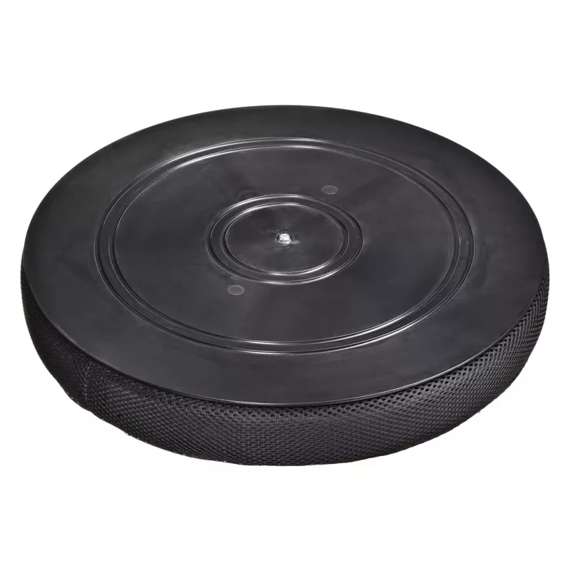 Ortopedinė sukiojama pagalvė ActionMed PO600AM — apvali sėdynės pagalvėlė, 360° sukimasis, 1,5 kg, juoda