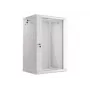 Lanberg ant sienos montuojama instaliacinė spinta 19'' 18U 600x450mm pilka (stiklinės durys)