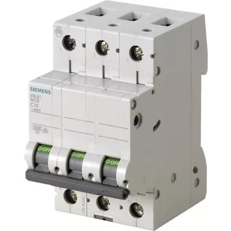 Siemens miniatiūrinis grandinės pertraukiklis 400 V 6 kA 3 polių C 13 A 5SL6313-7