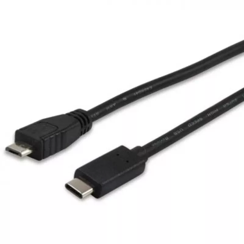 Equip USB 2.0 Type C to Micro-B kabelis, 1m