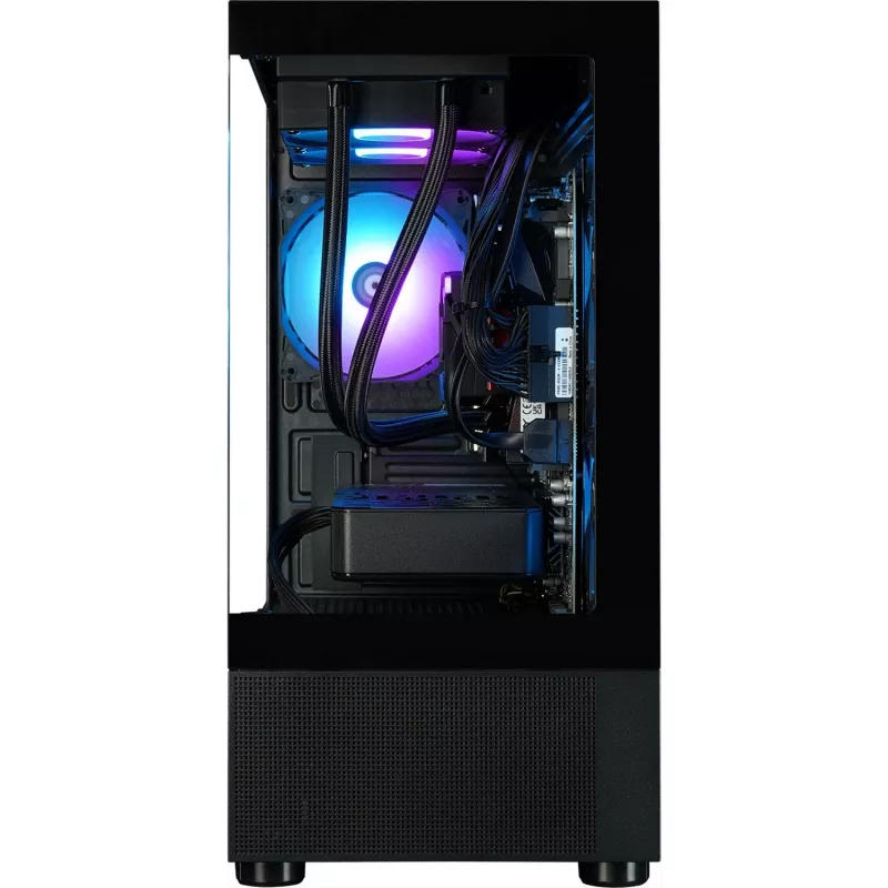 FTW V170A 5060Ti Juoda, žaidimų kompiuteris juodas/permatomas, Windows 11 Home