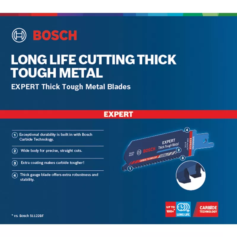 Bosch Expert 2 608 900 364 siaurapjūklio / slankiojo pjūklo / atbulinės eigos pjūklo diskas Carbide 1 vnt.