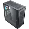 Kompiuterio korpusas Silentware Air 100 Juoda — vidutinio bokšto ATX suderinamas korpusas, juodos spalvos apdaila