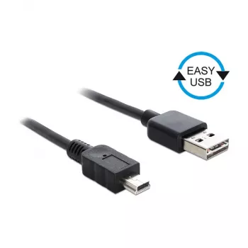 USB laidas DeLOCK 0,5 m USB2.0-A USB2.0 Mini-B