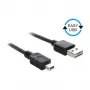 USB laidas DeLOCK 0,5 m USB2.0-A USB2.0 Mini-B