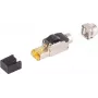 Tinklo jungtis ShiverPeaks 08-45011 Cat 8.1 Be įrankių RJ45 — Ekranuotas eterneto kištukas
