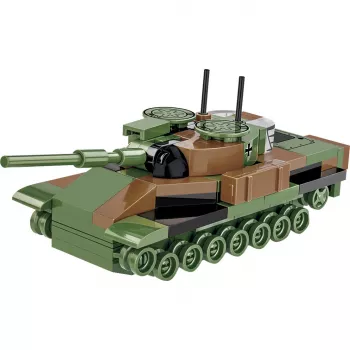 Statybinis rinkinys Cobi Leopard I tanko modelis — 147 dalys, amžius 6+, ruda/žalia