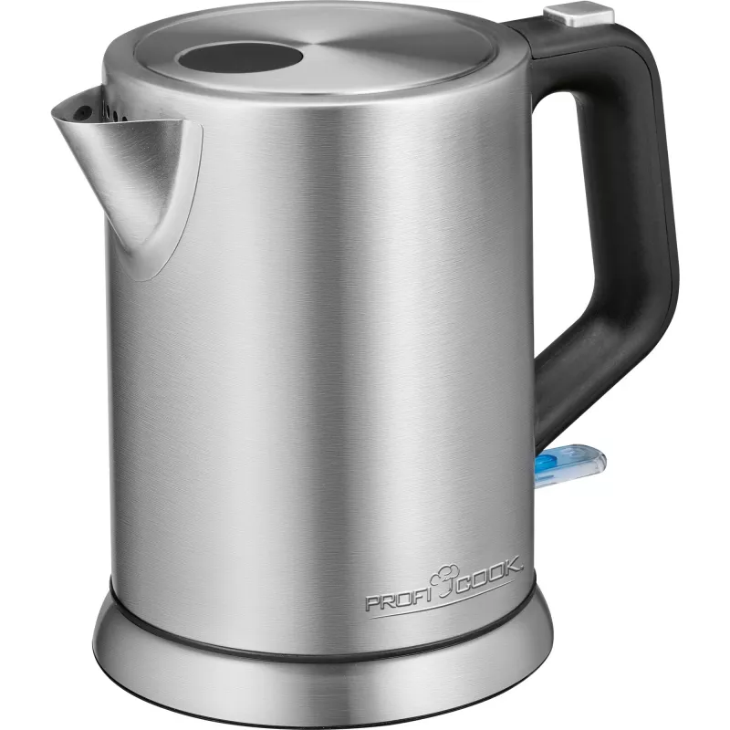 ProfiCook PC-WKS 1106 1l 2200W juodas – nerūdijančio plieno elektrinis virdulys (501106)