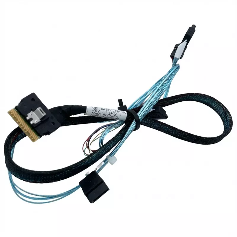 „Supermicro CBL-SAST-1234A-100 SlimSAS x4 STR į 4x SATA 65 cm – kabelis – skaitmeninis/duomenų