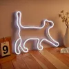 Neoninio stiliaus dekoratyvinė šviesa MANTA SNL70WH Style Neon Lights CAT 2 Balta 70 cm