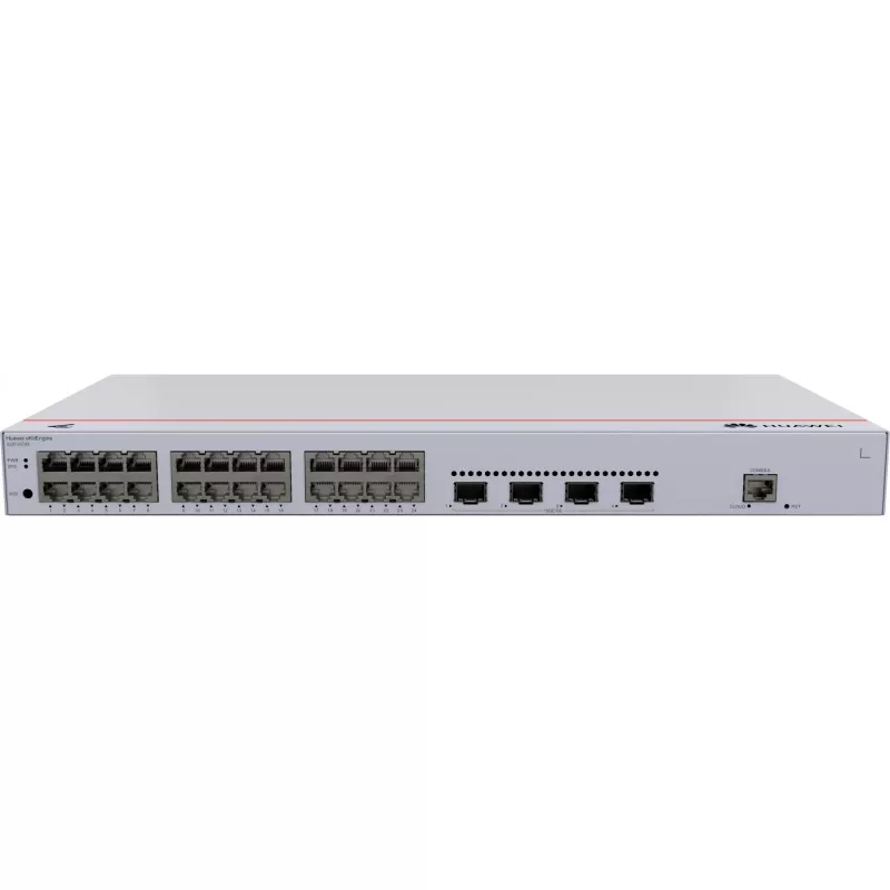HUAWEI eKit S220 serijos S220-24T4X valdomas L2 Gigabit Ethernet (10/100/1000) 1U pilkas