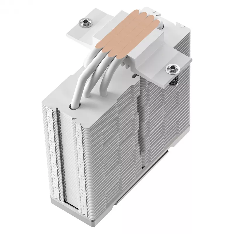 Oro aušintuvas DeepCool AK400 G2 WH, 120 mm ventiliatorius, maks. oro slėgis 3,33 mmH2O, 92×132×156 mm, balta