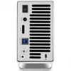 HDD dėklas OWC Mercury Elite Pro Dual baltas 2× 3,5 colio SATA diskams, RAID 0/1/SPAN, USB Type‑B
