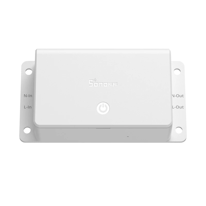Išmanusis Wi‑Fi jungiklis Sonoff Basic R5 Gen5 10A Matter — vieno kanalo relė namų automatikai