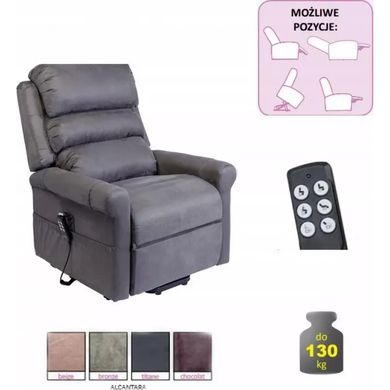 STYLEA II geriatrinė kėdė spalva: titanas