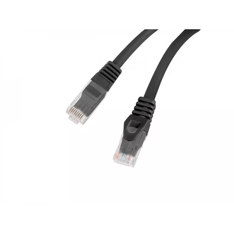 LANBERG Cat6 U/UTP tinklo kabelis PCU6-10CU-0500-BK, RJ-45 į RJ-45, 5 m, juodas
