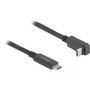 DeLOCK USB laidas USB Type-C kištukas į USB Type-C kištuką kampinis 2 m 5 Gbps 4K PD 60 W