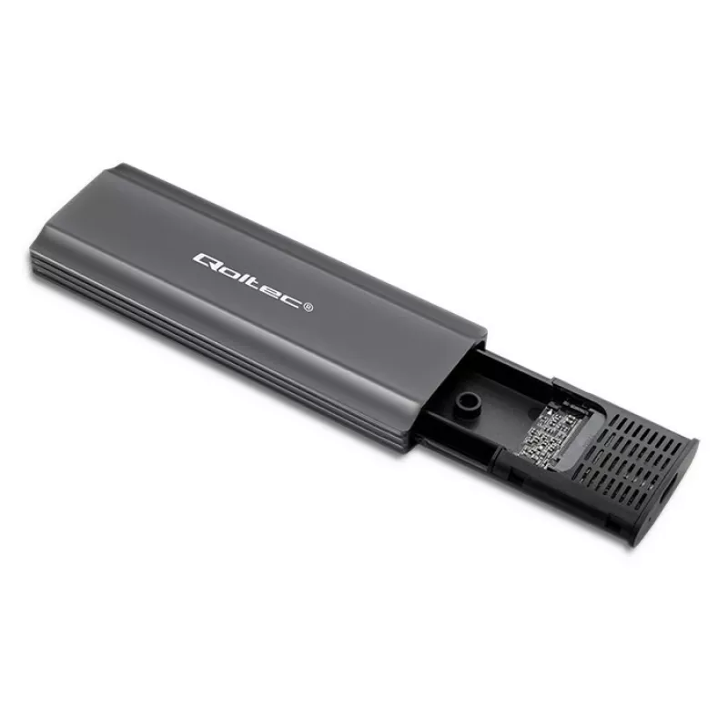 Qoltec 52271 saugojimo diskų dėklas SSD dėklas Pilka M.2