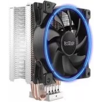 CPU aušintuvas PCCOOLER GI-X4 V2 120mm mėlynas — oro aušintuvas, vienas ventiliatorius, suderinamas su standartiniais PC lizdais