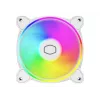 Cooler Master MasterFan MF120 Halo2 Balta Edition 120 mm ARGB korpuso ventiliatorius