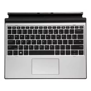 HP L67436-041 mobiliojo įrenginio klaviatūra QWERTZ vokiečių Pogo Pin sidabrinė
